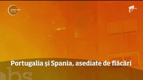 Cel puţin 31 oameni au murit în Portugalia şi nordul Spaniei, din cauza unor puternice incendii de vegetaţie