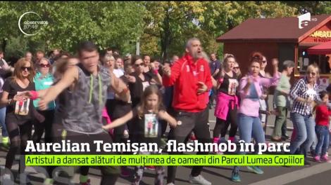 Aurelian Temişan a făcut spectacol într-un parc din Capitală. Juratul de la "Te cunosc de undeva!", succes de zile mari: "Mi-a arătat că se poate"