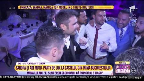 Party de lux la castelul din inima Bucureştiului! Adrian Mutu şi soţia lui, Sandra au dansat până în zori