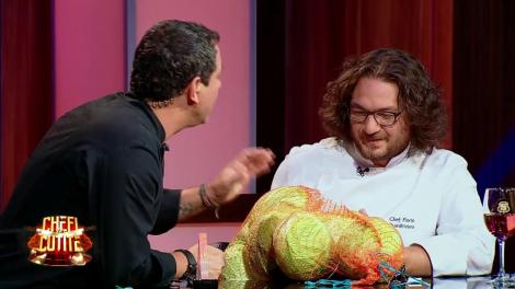 Chef Sorin Bontea, cadou special pentru Chef Florin Dumitrescu