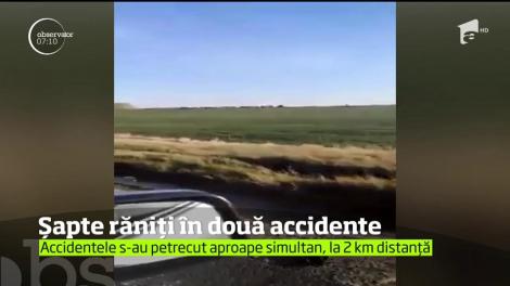 Bilanţ dramatic, în urma a două accidente petrecute, aproape simultan, la doar doi kilometri, într-o localitate din Galaţi