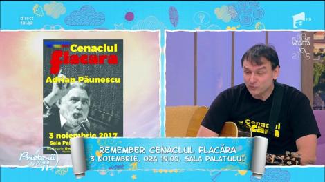 ”Remember Cenaclul Flacara” are loc cu casa închisă! La eveniment vor cânta aproape 50 de artiști, din toate generațiile