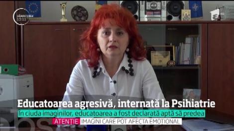 Magistraţii din Focşani au decis ca o educatoare filmată în timp ce lovea copiii să se interneze obligatoriu la Psihiatrie