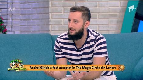 Andrei Gîrjob, magician, a fost acceptat în The Magic Circle din Londra