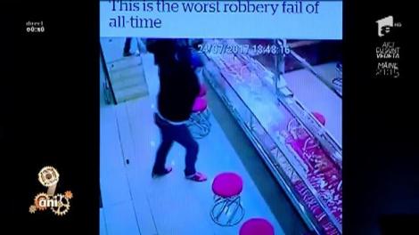 Smiley News. "Dă-i, tată, puternic"! Spargerea ratată dintr-un magazin de bijuterii. Nici hoții nu mai sunt ce-au fost!