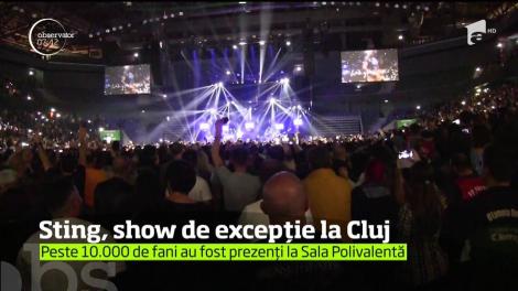 Clujul a răsunat pe muzica britanicului Sting