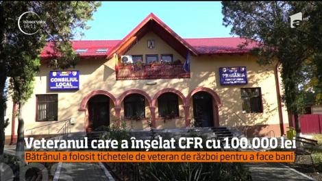 Un pensionar de 90 de ani din Botoşani a înregistrat un record greu de imaginat! Bătrânul a reuşit să înşele CFR cu o sută de mii de lei