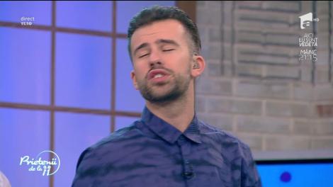 Florin Ristei, probleme cu vocea - "Sunt neîncălzit, nu răcit"! Diana Munteanu: "Îți stă bine așa răgușit, îmi place"
