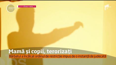 Un tată violent şi-a bătut constant copiii şi şi-a terorizat soţia