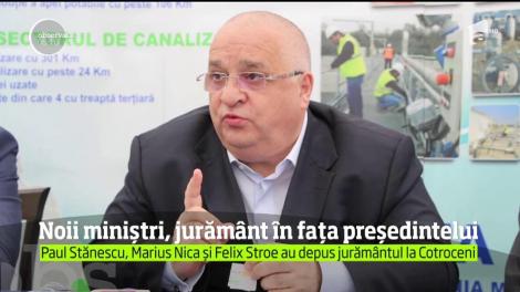 Avem oficial, trei noi miniştri