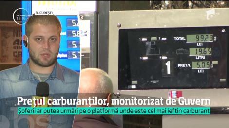 Veste excelentă pentru șoferi! Cu ajutorul unui sistem de monitorizare a preţurilor vor ști unde găsesc, în apropiere, cea mai ieftină benzină și motorină de pe piață