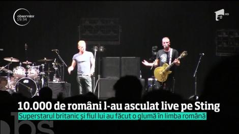 Sting a adunat 10.000 de fani în faţa scenei, la Cluj-Napoca