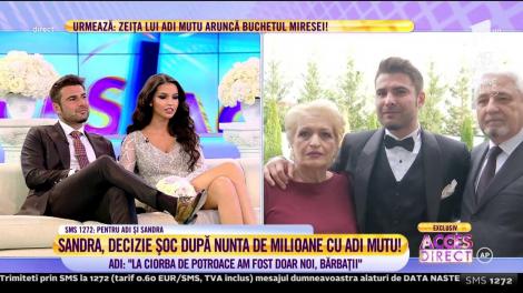 Sandra Mutu, despre rochia de mireasă: "M-am inspirat de la Kate Middleton"