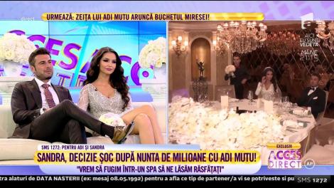 Sandra şi Adrian Mutu, dezvăluiri senzaționale despre nunta lor de la Castel!