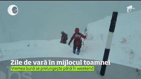 Cea mai călduroasă zi de la jumătatea lui octombrie din ultimii 50 de ani! În miez de toamnă, e vreme de plajă. Weekend-ul vine cu ploi şi scădere bruscă a temperaturilor