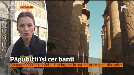 Păgubiţii de la Omnia Turism au venit în faţa agenţiei ca să-şi ceară banii sau vacanţele