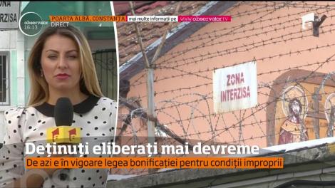 S-au deschis porţile închisorilor pentru deţinuţii care au fost încarceraţi în condiţii considerate necorespunzătoare