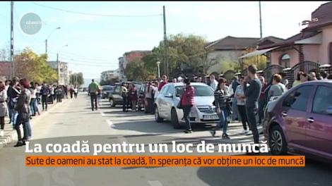 La coadă pentru un loc de muncă