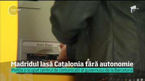 Haos la Barcelona. Mii de catalani şi-au golit conturile bancare: "Cred că ceea ce fac băncile e de-a dreptul ruşinos"