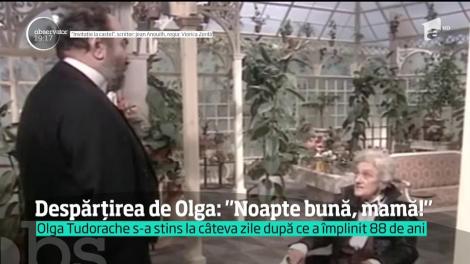 Marea familie a actorilor s-a strâns astăzi la căpătâiul Olgăi Tudorache