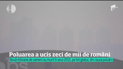Aerul pe care îl respirăm ne poate ucide. Într-un singur an, 30 de mii de români au murit din cauza poluării