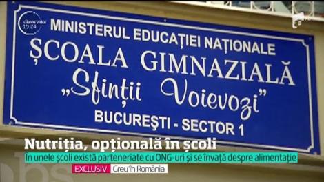 Greu în România. Copiii se confruntă cu obezitatea, iar statul român este nepăsător. Nutriţia este opțională: "Este mai importantă o limbă străină, un supliment de mate sau română, decât un stil de viaţă sănătos"