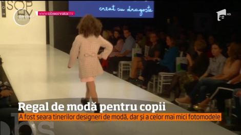 Regal de eleganţă şi culoare pentru cei mai tineri dintre creatorii şi prezentatorii de modă