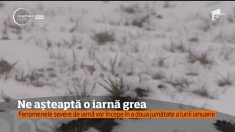 Din luna ianuarie, valul de îngheţ va pune stăpânire pe România!