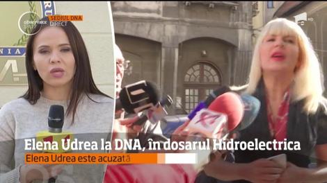 Elena Udrea a dat explicaţii în faţa procurorilor anticorupţie, în dosarul Hidroelectrica