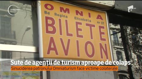 380 de agenţii de turism colaboratoare ale Omniaturism ar putea intra în colaps după sinuciderea patronului acestei firme