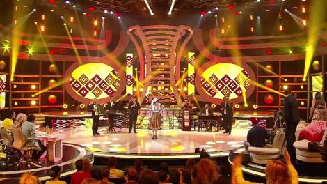 Olguţa Berbec a încins jocul, alături de Taraful Silvian Voicu! "Măriuţă, Măriuţă" l-a făcut pe Sebastian să salte piciorul