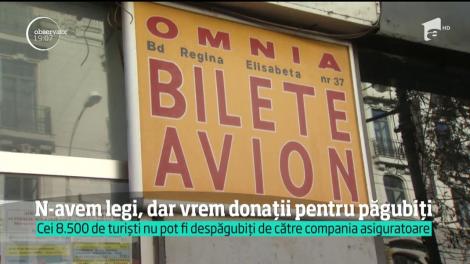 Românii sunt chemaţi să doneze pentru a acoperi paguba record suferită cei care au cumparat vacanţe de la Omnia Turism