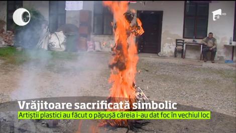 Ultima vrăjitoare din Europa a fost arsă pe rug, la Târgu Mureş! Momentul dramatic în care femeia moare în chinuri (VIDEO)