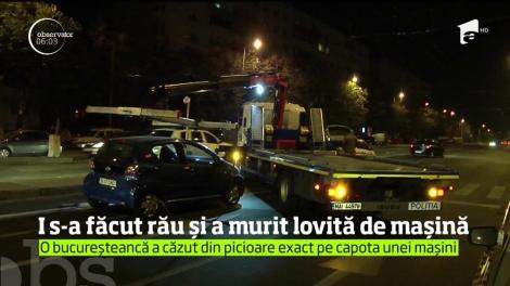 Scenă înfiorătoare în Piaţa Chibrit din Capitală! O femeie a murit, după ce a leșinat pe o mașină aflată în mers