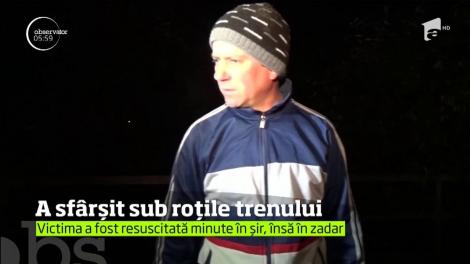 Tragedie în Bistriţa-Năsăud! Un bărbat de 60 de ani a murit pe loc după ce a fost lovit cu viteză de tren