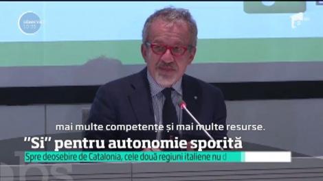Italienii din Lombardia şi Veneto au spus DA pentru autonomie