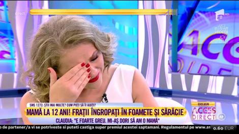 Mirela Vaida, în lacrimi: ”Mă uit în ochii tăi albaștri și... Tu nu ai de unde să știi că nu ai televizor”