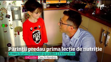 Greu în România. Părinții predau prima lecție de nutriție