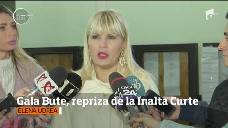 Elena Udrea s-a prezentat la Înalta Curte de Casaţie şi Justiţie, la primul termen al apelului din dosarul "Gala Bute"!