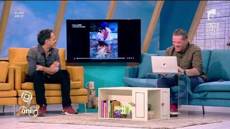 Smiley News! Un cetățean chinez își face baie într-un lighean pun pe foc