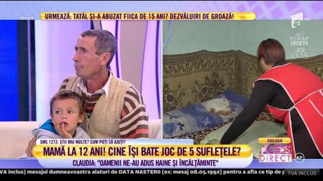 Fetiţa de 12 ani transformată în mamă pentru cei patru frățiori mai mici: ”La școală mă duc o zi da, una nu. Sunt în clasa a VI-a”