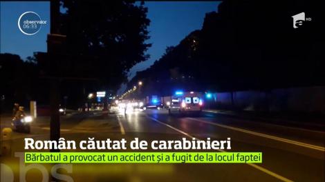 Un român este dat în urmărire de carabinieri, în Italia