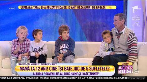 N-ai cum să rămâi indiferent! Frații îngropați în foamete și sărăcie sunt ajutați de alți copii