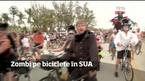 Sute de zombi pe biciclete, în SUA
