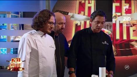 Tensiune la cote maxime la degustarea din ultima probă din bootcamp. Chefii, dezamăgiţi: "Astea-s de alea pe care le cumperi la intrarea în sala de forţă?"