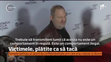 Victimele producătorului Harvey Weinstein, plătite să tacă