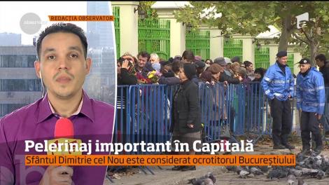 Capitala pelerinilor! Mii de credincioși au luat cu asalt Bucureștiul pentru a ajunge la moaștele Sfântului Dimitrie cel Nou