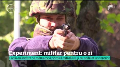 Experiment. Oamenii obişnuiţi au devenit militari profesionişti pentru câteva ore