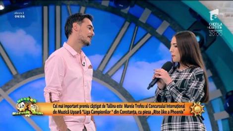 Tallina este câştigătoarea Marelui Trofeu al Concursului Internaţional Liga Campionilor cu piesa "Rise like a Phoneix"