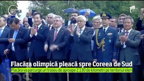 Flacăra olimpică a fost aprinsă în Grecia, la Olimpia, locul unde au fost ţinute primele Jocuri Olimpice
